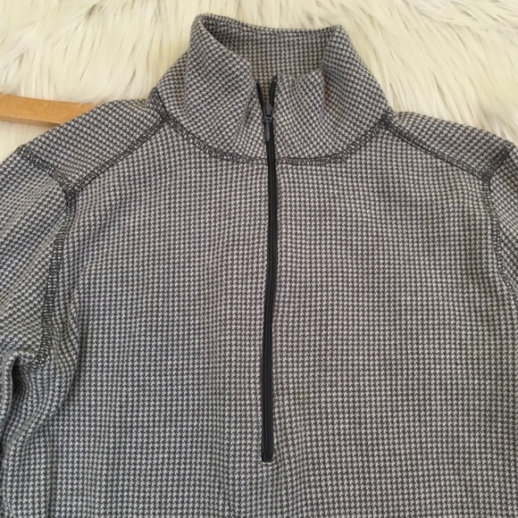 🖤SOLD🖤Woolrich Houndstooth 1/2 Zip Jacket - Picture 2 of 6